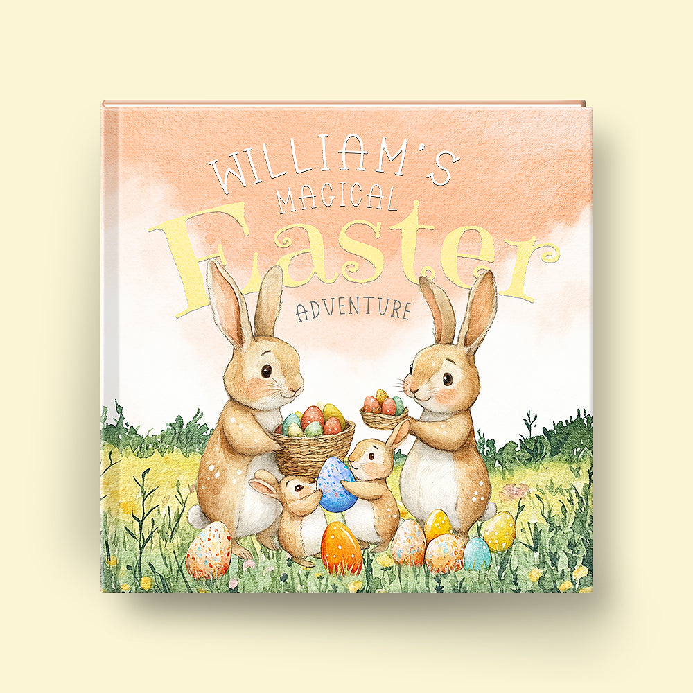 Book cover of my Magical Easter Adventure custom story book for children