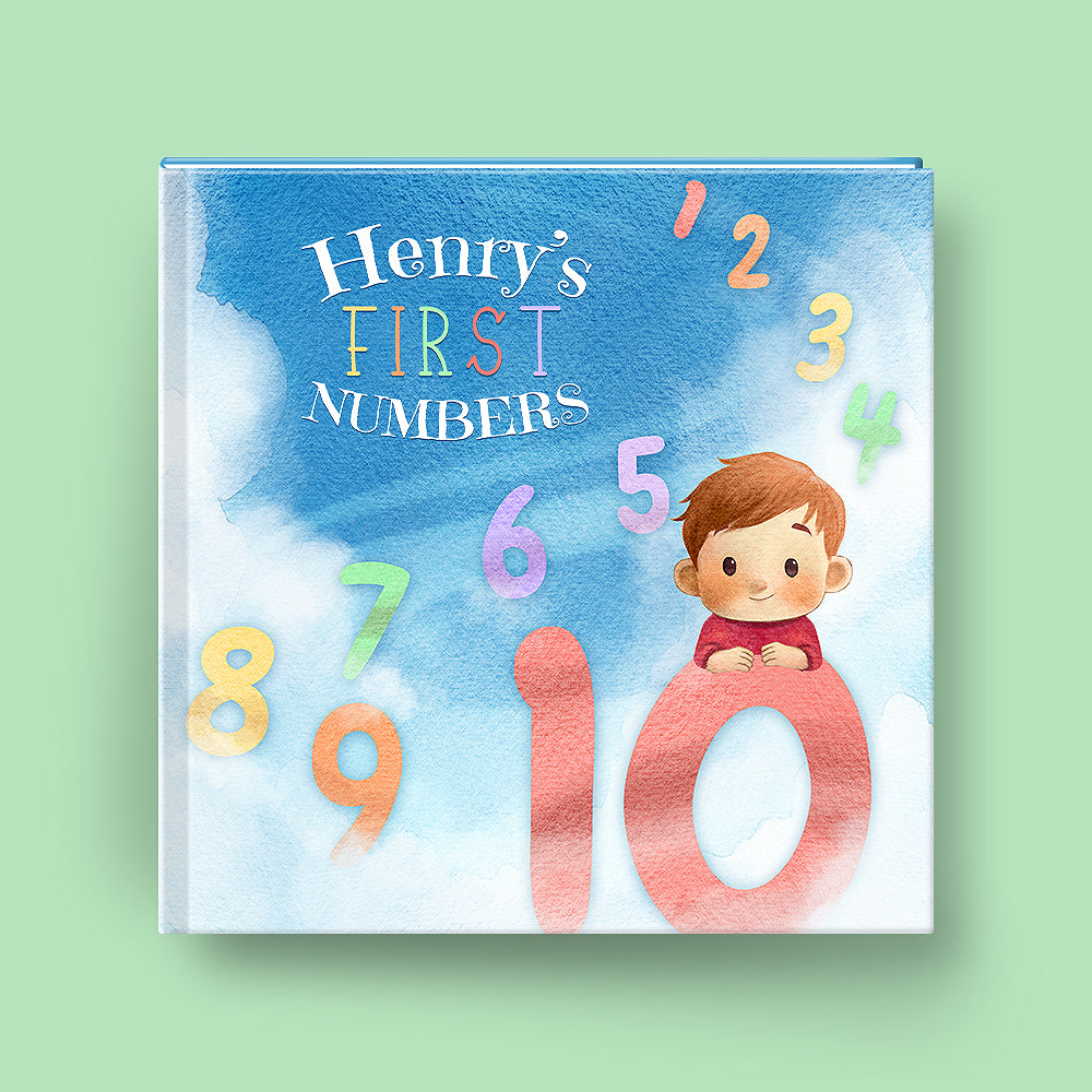 Personalized Baby Numbers Book | Custom Name Counting Book | First ...