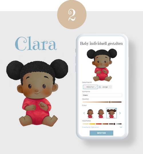 Step 2 add name and custom features