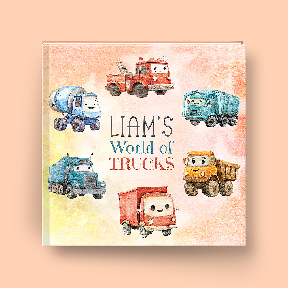 World of Trucks Personalized Story Book
