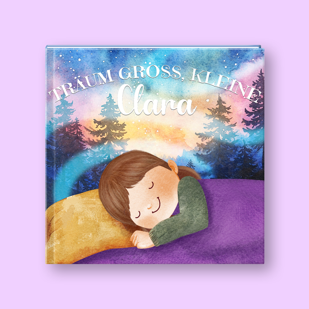 Children's book cover titled "Traum Gross, Kleine Clara"