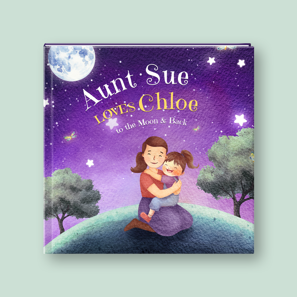 Auntie (or Uncle) Loves Child to the moon & Back